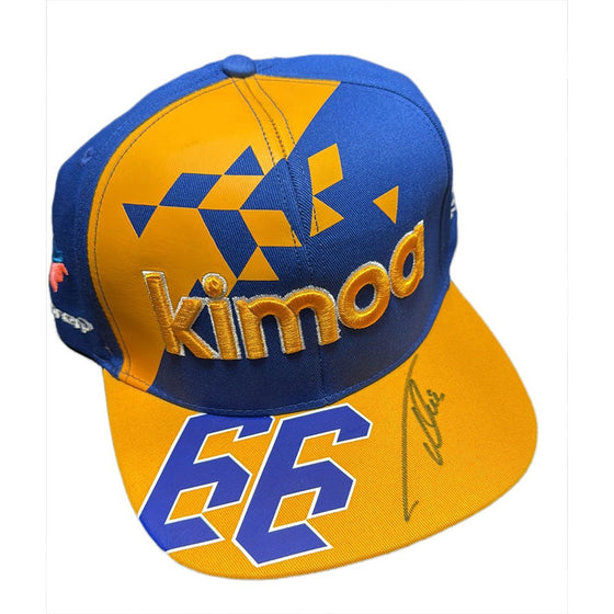 Fernando Alonso Signed Aston Martin Cap Formula One AFTAL COA