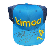  Fernando Alonso Signed Aston Martin Cap Formula One Genuine Signature AFTAL COA