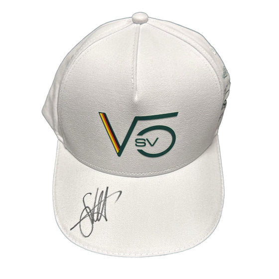 Sebastian Vettel Signed Aston Martin Cap FORMULA 1 Genuine Signature AFTAL COA