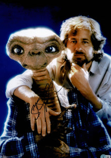  Steven Spielberg Signed 18X12 Photo E.T. Beckett BAS AD10022 LOA
