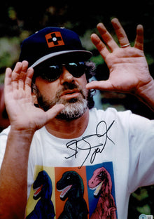  Steven Spielberg Signed 18X12 Photo Jurassic Park Beckett BAS AD10021 LOA
