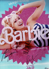 Margot Robbie Signed 18X12 Photo Barbie Inc Greta Gerwig Beckett BAS AD10016 LOA
