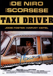  Martin Scorsese Signed 18X12 Photo Movie Poster Taxi Driver JSA AK28141 COA