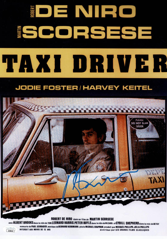 Martin Scorsese Signed 18X12 Photo Movie Poster Taxi Driver JSA AK28141 COA