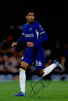  Levi Colwill Signed 12X8 Photo Chelsea F.C. Genuine Signature AFTAL COA (1807)