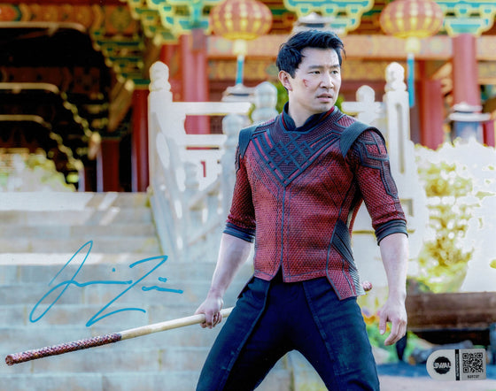 Simu Liu Signed 10X8 Photo Shang-Chi SWAU S25237 TPA COA (7500)