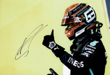  George Russell Signed 12X8 Photo Mercedes F1 Genuine AUTOGRAPH AFTAL COA (3539)