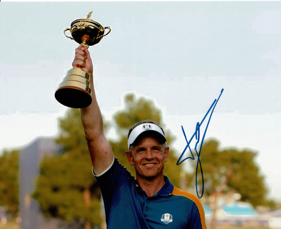 Luke Donald Signed 10X8 Photo 2023 Ryder Cup Genuine Signature AFTAL COA (3050)
