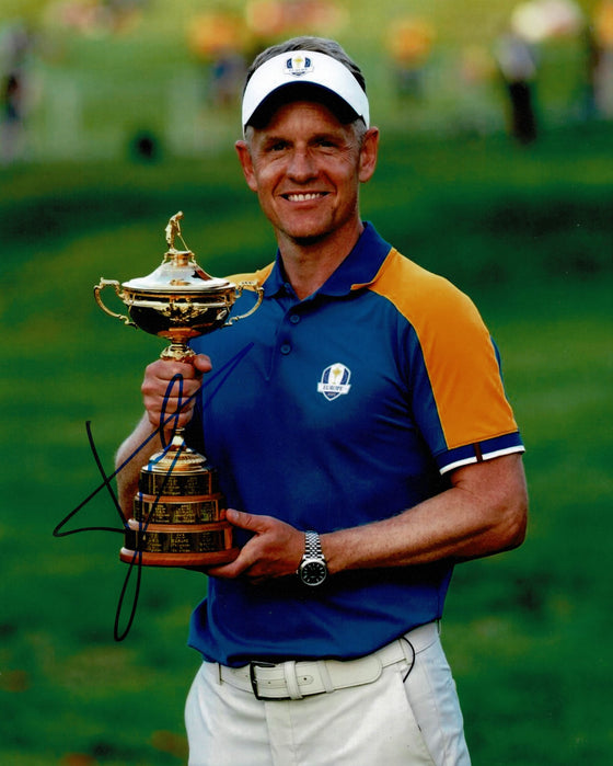 Luke Donald Signed 10X8 Photo 2023 Ryder Cup Genuine Signature AFTAL COA (3031)