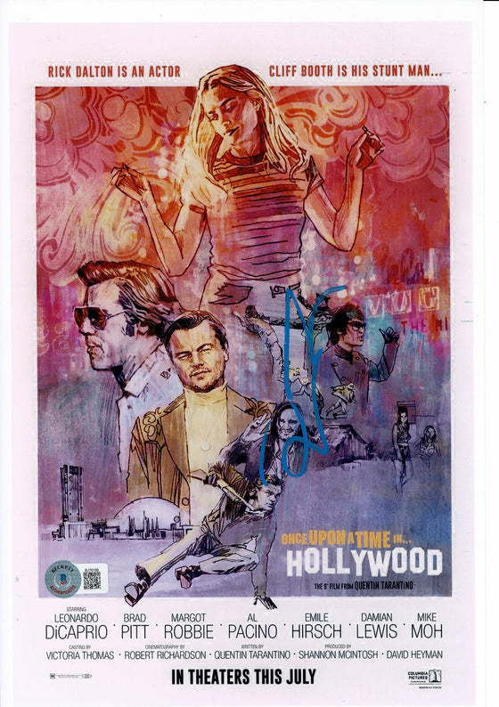 Quentin Tarantino Signed 12X8 Once Upon A Time In Hollywood BJ76189 COA (5273)