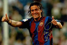  Luis Enrique Signed 12X8 Photo Barcelona Genuine Signature AFTAL COA (1871)