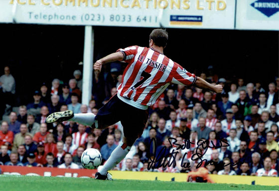 Matt Le Tissier Signed 12X8 Photo Southampton F.C. GENUINE SIG AFTAL COA (9123)