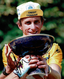  Greg LeMond Signed 10X8 Photo TOUR DE FRANCE WINNER Genuine Autograph AFTAL COA