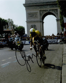  Greg LeMond Signed 10X8 Photo Three Time TOUR DE FRANCE WINNER AFTAL COA