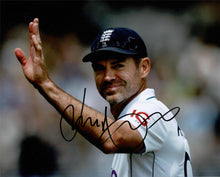  Jimmy Anderson Signed 10X8 Photo England Cricket Final Test Image AFTAL COA 2545
