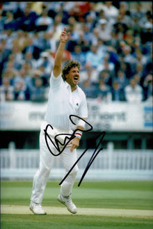  Ian Botham Signed 12X8 Photo England Cricket Genuine Signature AFTAL COA (2646)