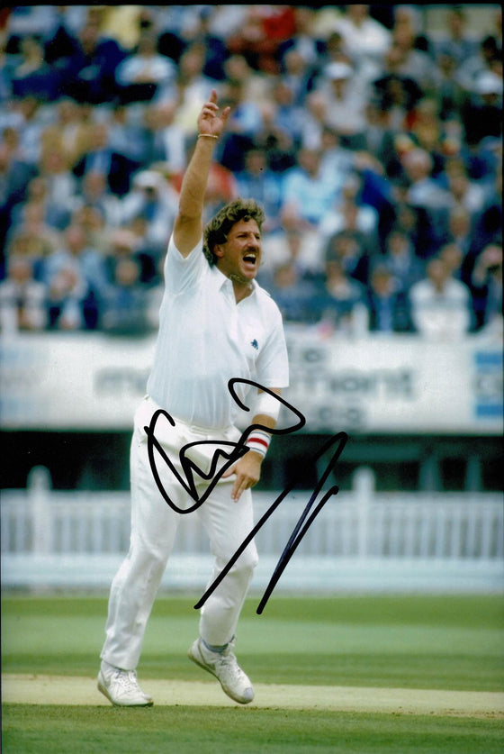 Ian Botham Signed 12X8 Photo England Cricket Genuine Signature AFTAL COA (2646)
