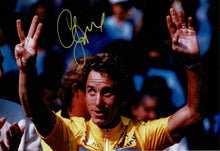  Greg LeMond Signed 12X8 Photo Three Time TOUR DE FRANCE WINNER AFTAL COA