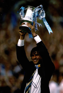 Ruud Gullit Signed 12X8 Photo Chelsea F.C. Genuine Signature AFTAL COA (1861)