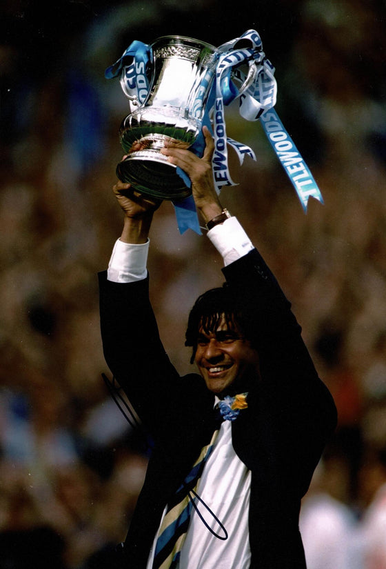 Ruud Gullit Signed 12X8 Photo Chelsea F.C. Genuine Signature AFTAL COA (1861)