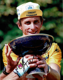  Greg LeMond Signed 11X14 Photo TOUR DE FRANCE Genuine Signature AFTAL COA (B)