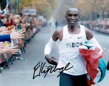  Eliud Kipchoge Signed 10X8 Photo Genuine Siganture AFTAL COA (J)