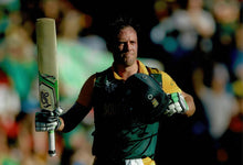  AB de Villiers Signed 12X8 Photo South African Cricket Legend AFTAL COA (2575)
