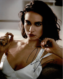  Lily James Signed 10X8 Photo Genuine Signature AFTAL COA (7555)