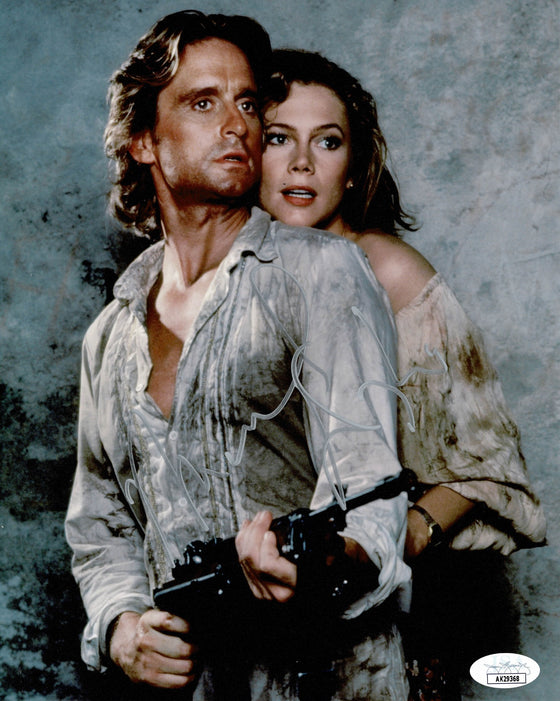 Michael Douglas Signed 10X8 Photo Romancing the Stone TPA AK29368 JSA COA (5515)