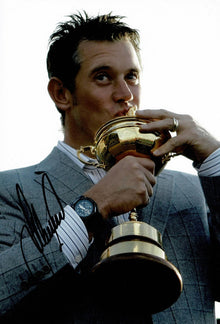  Lee Westwood Signed 12X8 Photo RYDER CUP Genuine Signature AFTAL COA (3080)