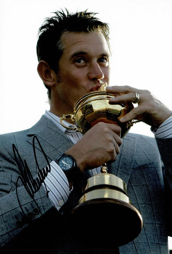 Lee Westwood Signed 12X8 Photo RYDER CUP Genuine Signature AFTAL COA (3080)