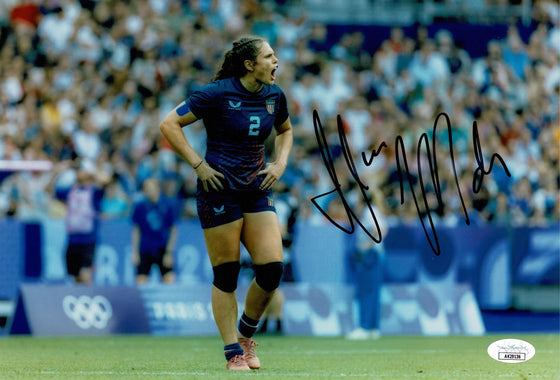 Ilona Maher Signed 12X8 Photo USA Eagles Rugby Sevens AK29136 JSA COA (2107)