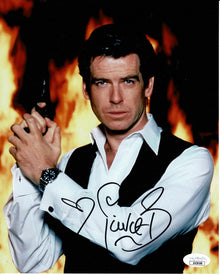  Pierce Brosnan Signed 10X8 Photo Goldeneye James Bond 007 AK29168 JSA COA (7349)