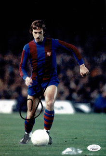 Johan Neeskens Signed 12X8 Photo FC Barcelona JSA AK29334 COA (1930)