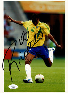  Rivaldo Signed 10X8 Photo Brazil AK29115 JSA COA (1142)