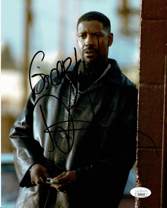 Denzel Washington Signed 10X8 Photo Training Day AK29145 JSA COA (7529)