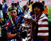 Chris Richards & Matt Turner Signed 10X8 Photo FA CUP Crystal Palace F.C. (1289)
