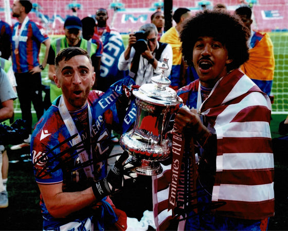 Chris Richards & Matt Turner Signed 10X8 Photo FA CUP Crystal Palace F.C. (1289)