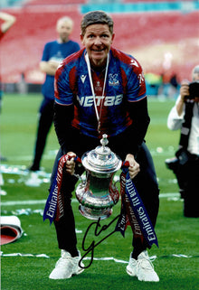  Oliver Glasner Signed 12X8 Photo FA CUP Winners Crystal Palace F.C. COA (9110)