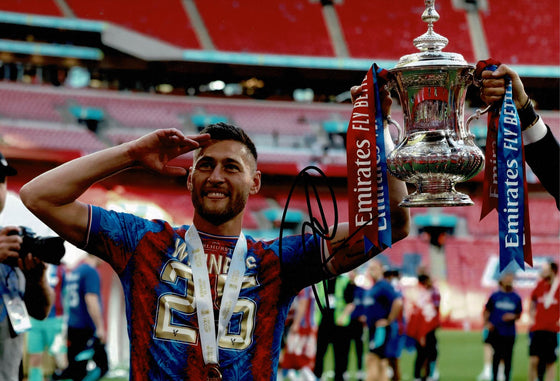 Joel Ward Signed 12X8 Photo FA CUP Winners Crystal Palace F.C. COA (1931)
