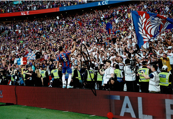 Joel Ward Signed 12X8 Photo FA CUP Winners Crystal Palace F.C. COA (1762)