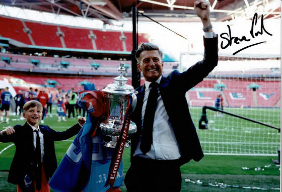 Steve Parish Signed 12X8 Photo FA CUP Winners Crystal Palace F.C. COA (1878)