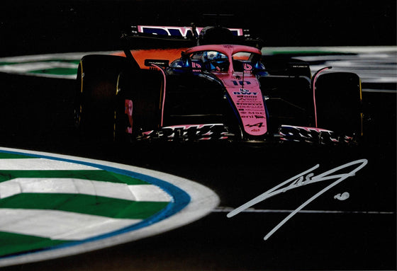 Pierre Gasly Signed 12X8 Photo Alpine  AK28220 JSA COA (3567)