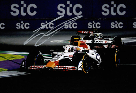 Isack Hadjar F1 Signed 10x8 Photo – JSA AK28225 COA – Formula 1 Autograph (3536)