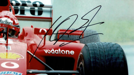 Michael Schumacher Signed 12X8 Photo Ferrari F1 ZZ21630 JSA COA (3591)
