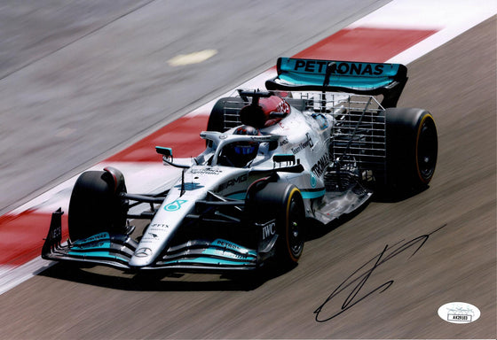George Russell Signed 12x8 Photo – Mercedes F1 – JSA AK29103 COA Autograph (3527