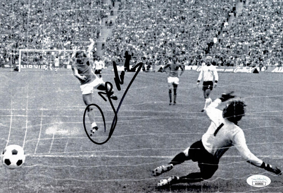 Johan Neeskens Signed 12X8 Photo Netherlands JSA AK29331 COA (1483)