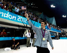  Michael Phelps Signed 10X8 PHOTO Olympic USA Genuine Signature AK29138 JSA COA