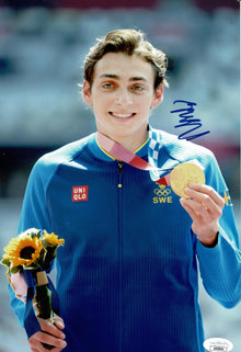  Armand Mondo Duplantis Signed 12X8 PHOTO Genuine Signature AK29341 JSA COA