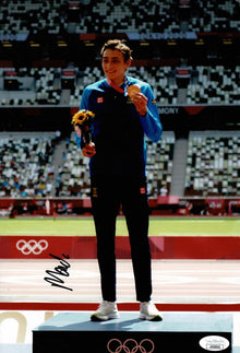  Armand Mondo Duplantis Signed 12X8 PHOTO Genuine Signature AK29343 JSA COA